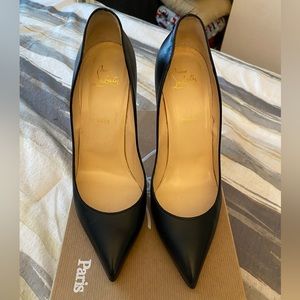 Christian Louboutin Pigalle Follies Black Shoes